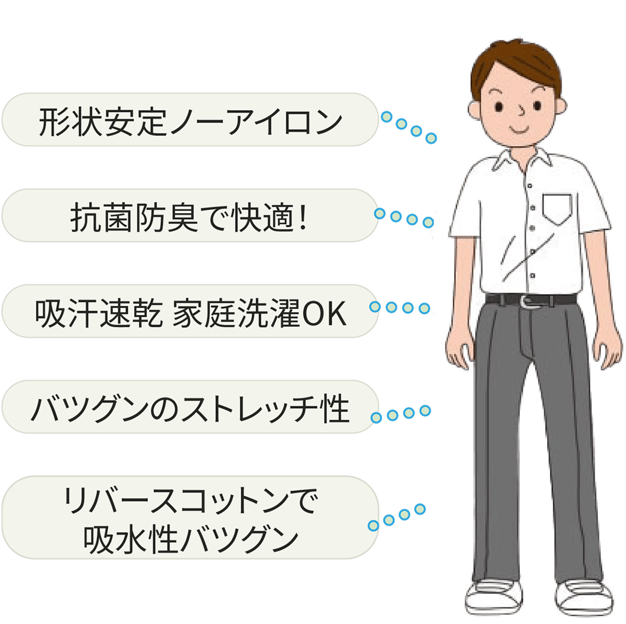 掛川市立 北中学校 夏服男子